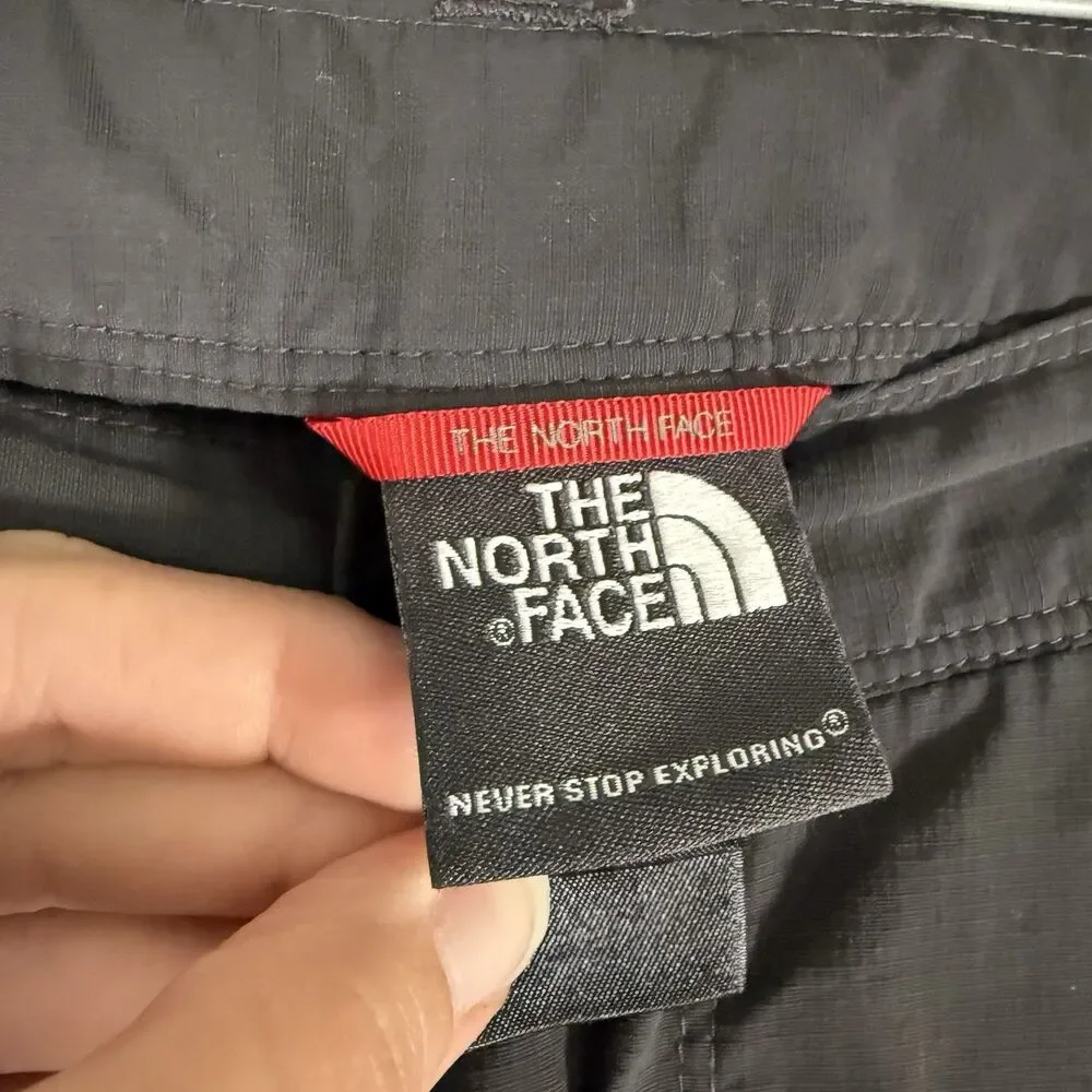 The North Face Cargo Hiking Pants Men's XXL Grey Zip Pockets Lightweight